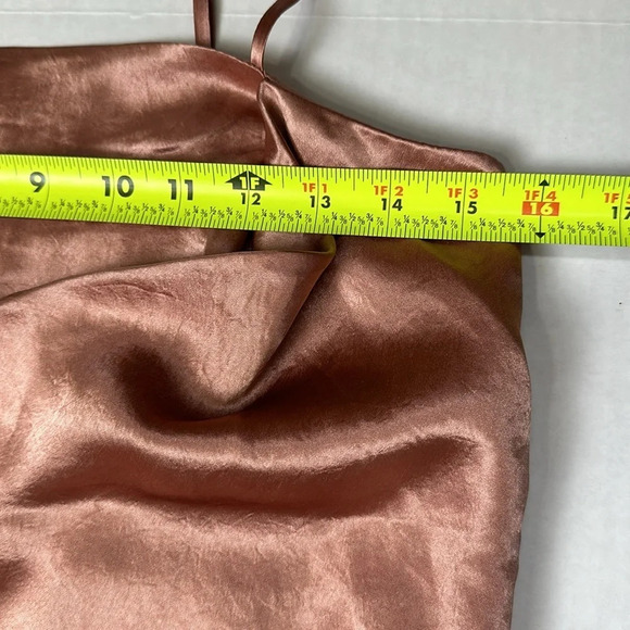 Banana Republic Heritage Collection Side Ruffle Slip Dress Womens Size XS NWT - Picture 10 of 11